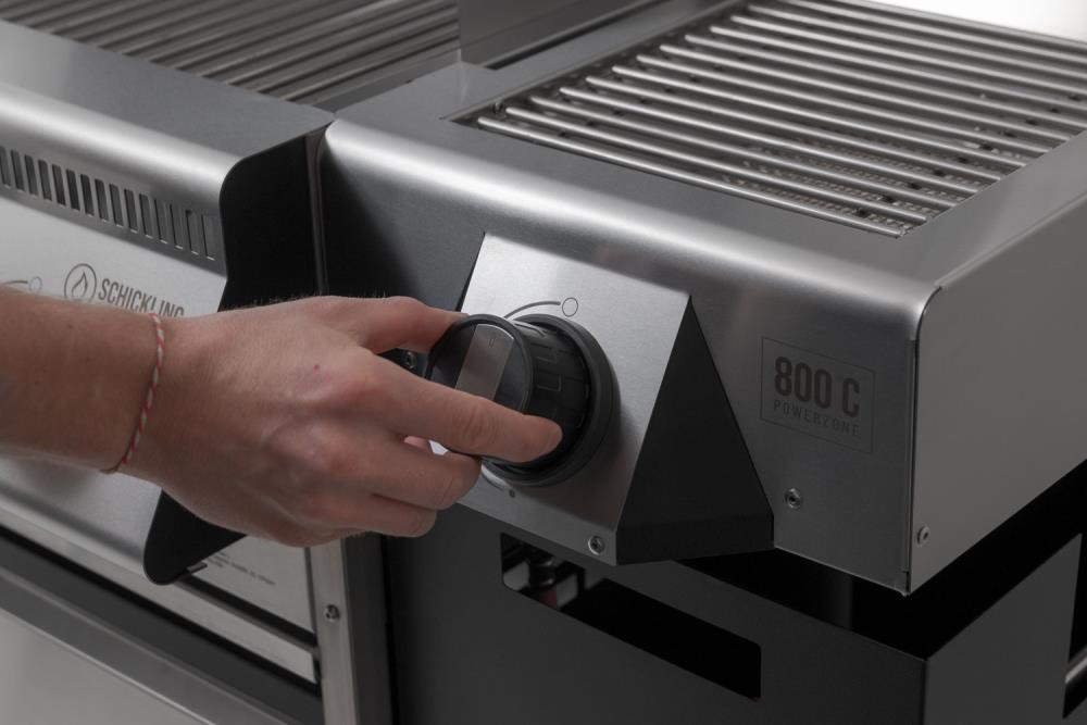 Regler startet und reguliert die Powerzone