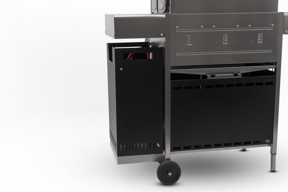 Die Halterung von hinten