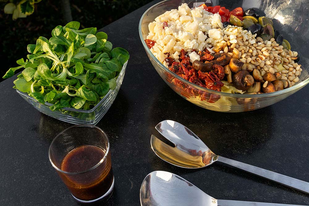 Tortellinisalat mit Anti Pasti