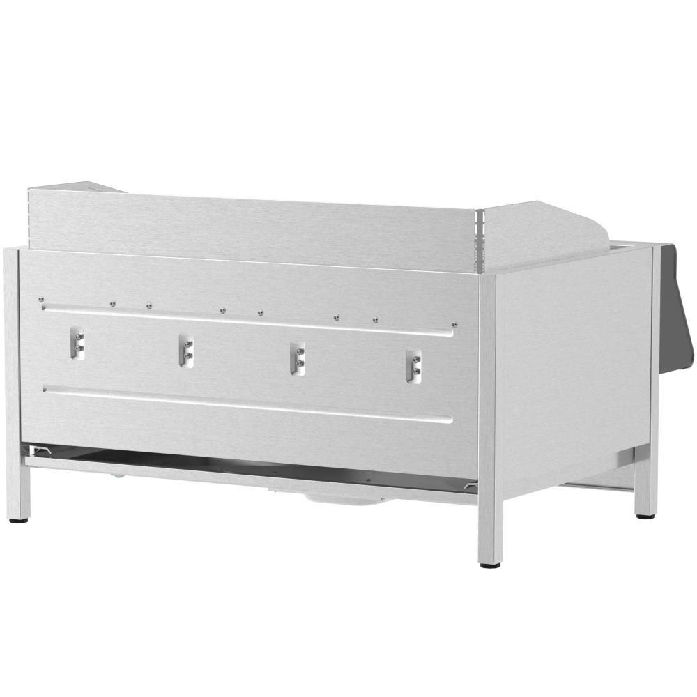 Rückansicht Einbau Gasgrills Hermann XL - Basic