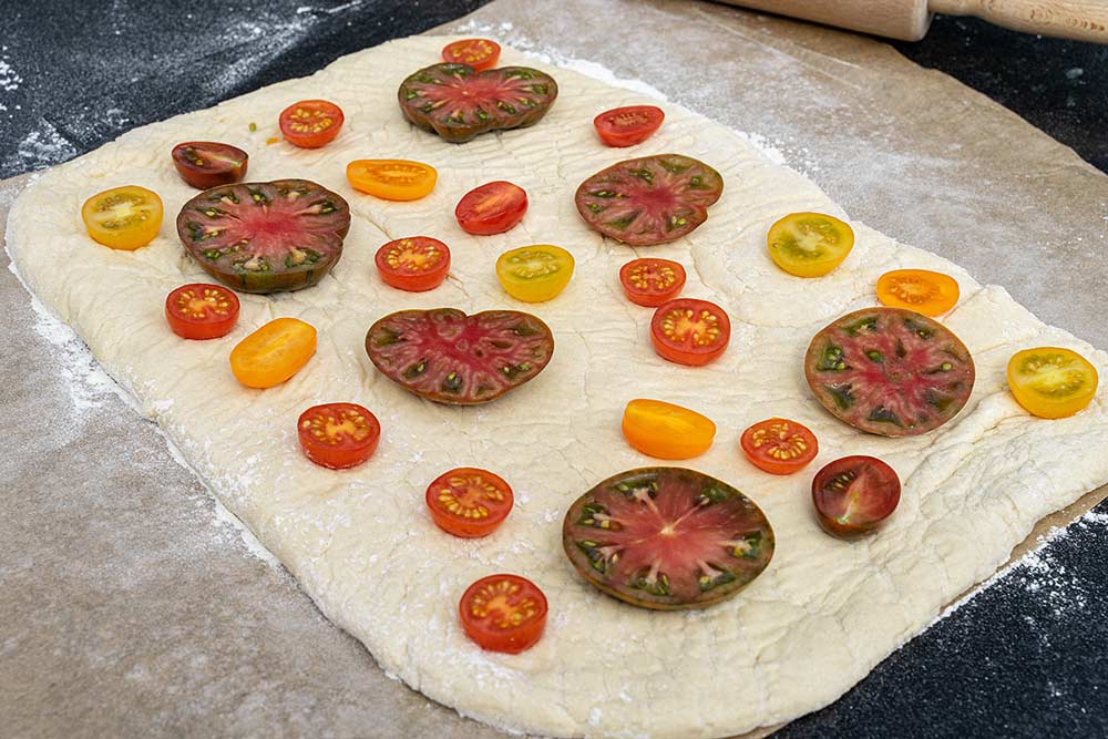 Tomaten Focaccia selber machen