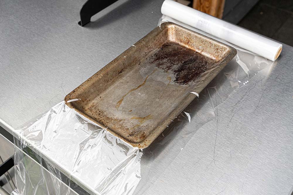 Grillschale vorbereiten