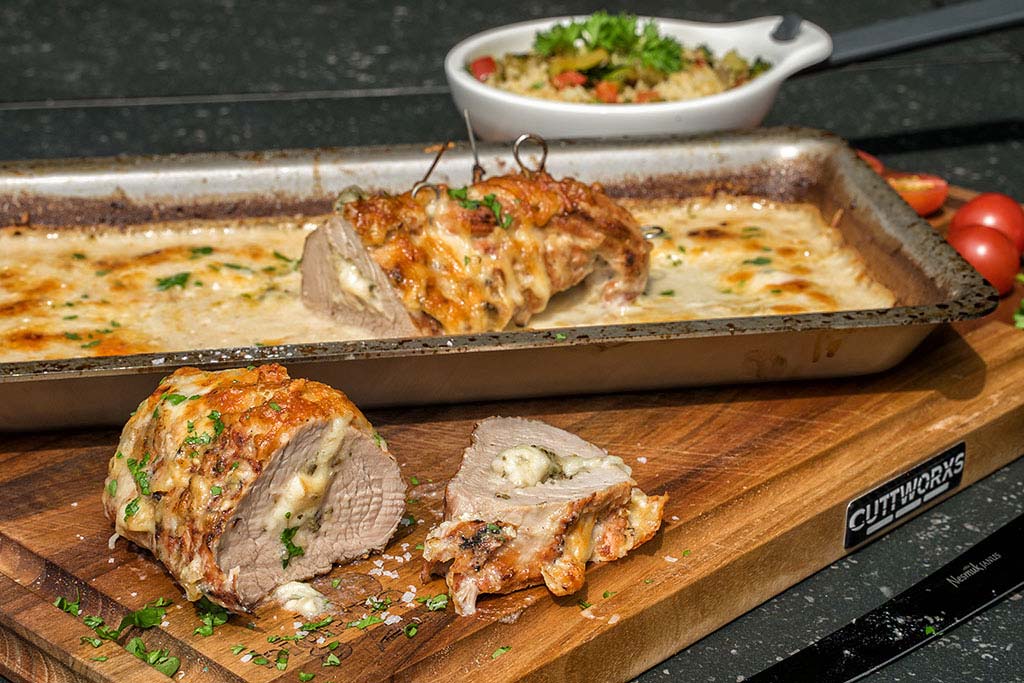 SCHWEINEFILET MIT Käse-Kräuter-Füllung