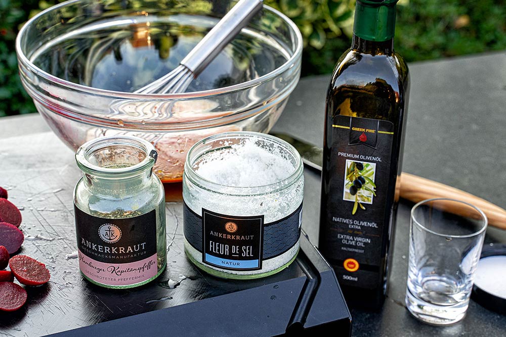 Dressing abschmecken