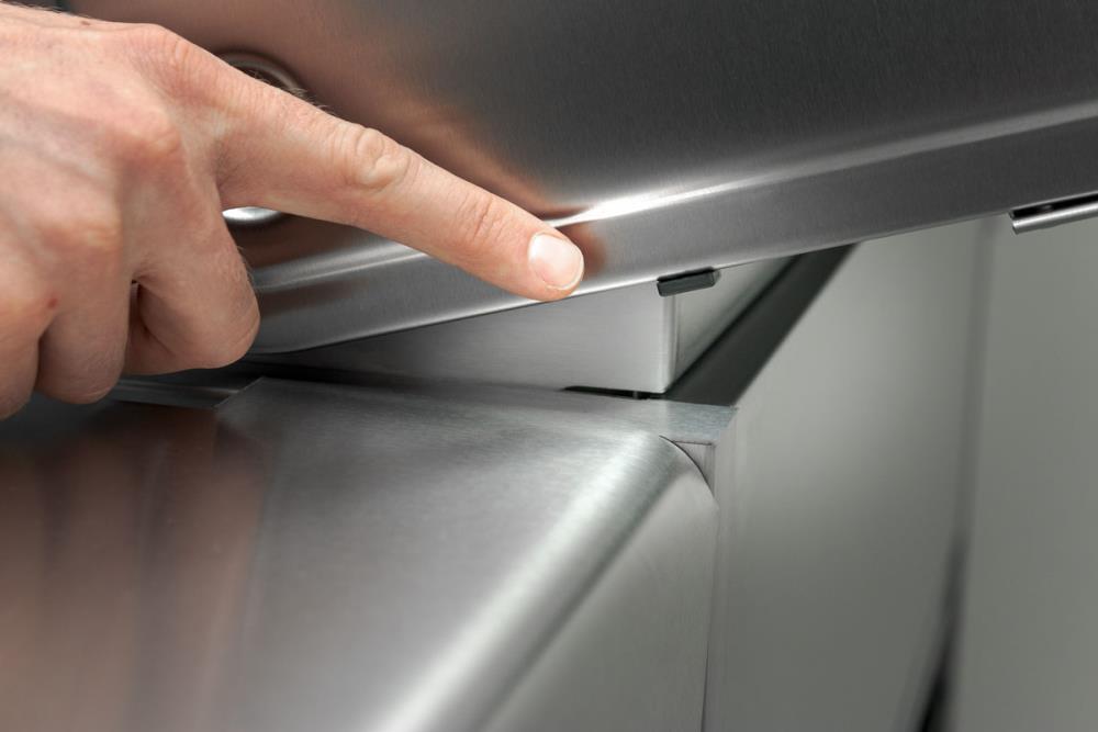 Gummipuffer sorgen für leises Schließen