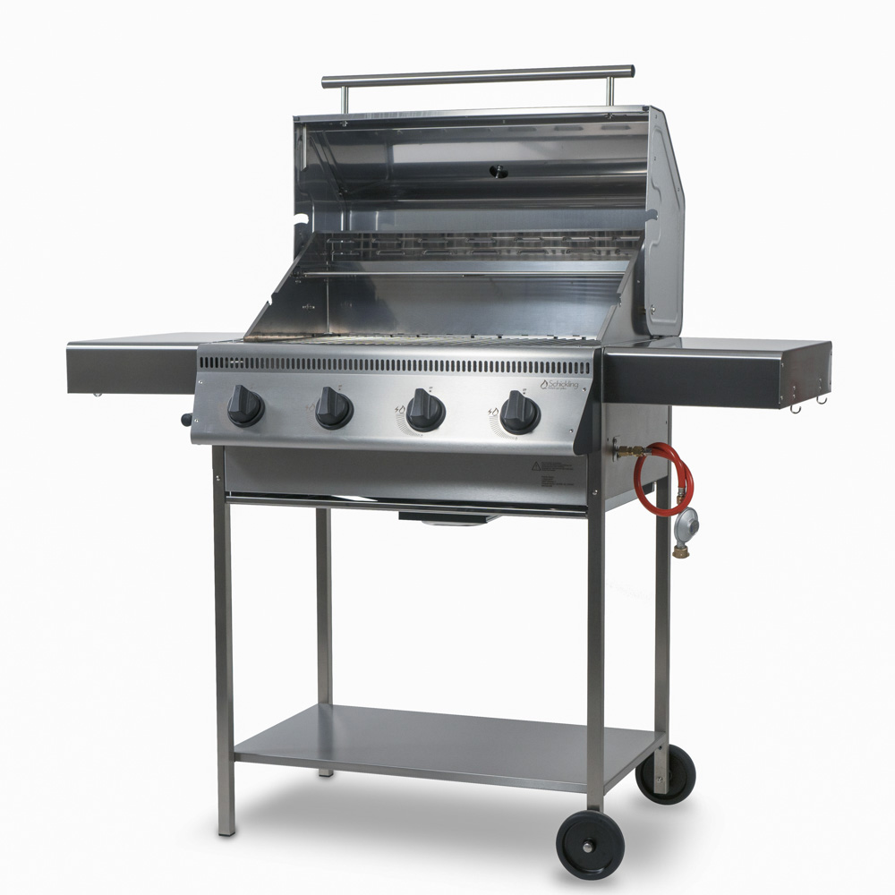 Grilldeckel geöffnet