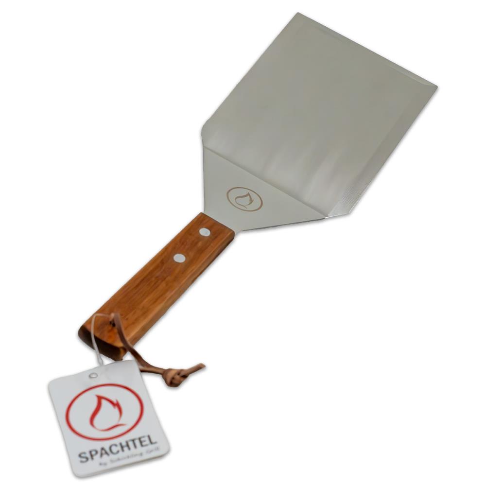 Breiter Spachtel aus Edelstahl