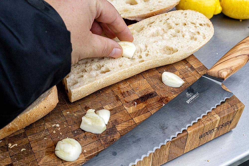 Baguette vorbereiten