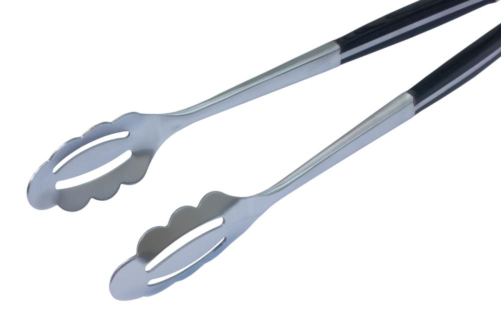 Die 5,5 x 10 cm großen Greifbacken halten das Grillgut sicher fest