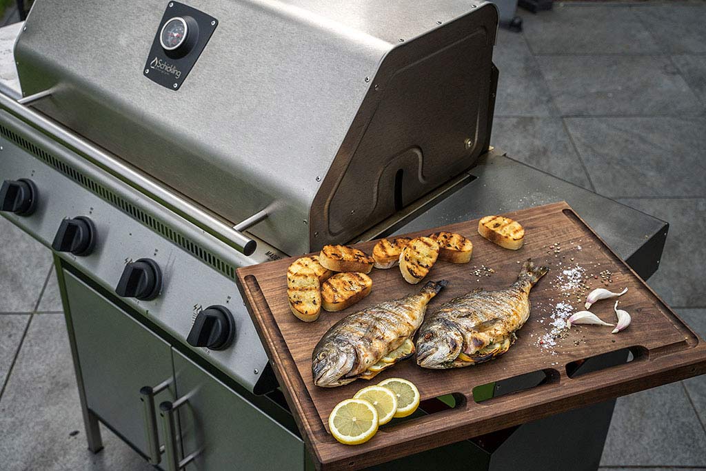 Das Endergebnis: Dorade mit Kräuter-Crostini