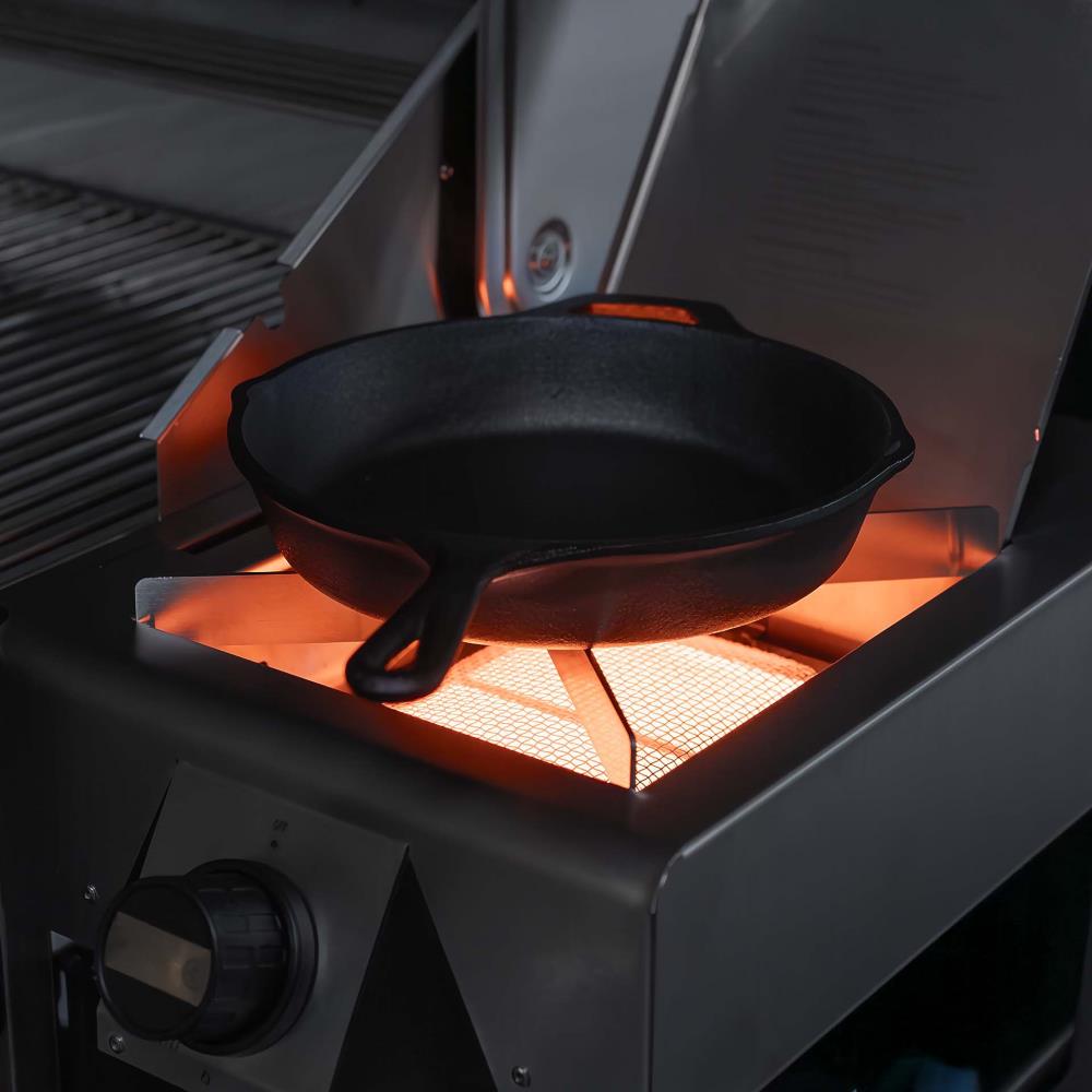 Mit X-Aufsatz kann auch eine Pfanne verwendet werden