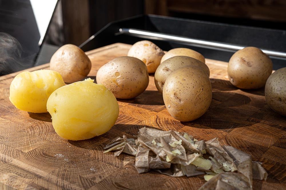 Kartoffeln pellen