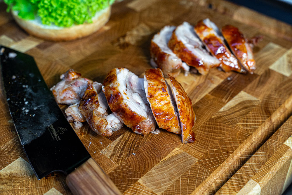 In Scheiben schneiden