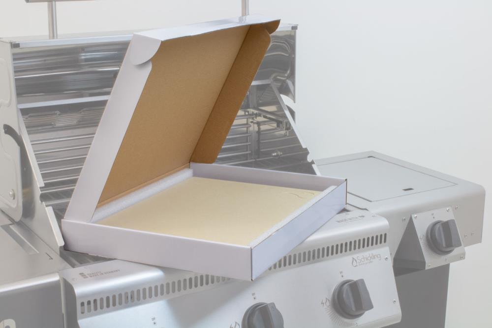 Verpackung für Pizzastein