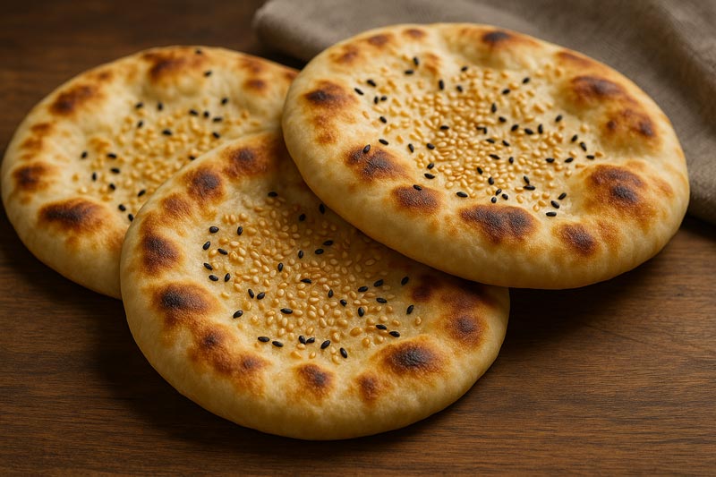 Fladenbrot zu Shakshuka