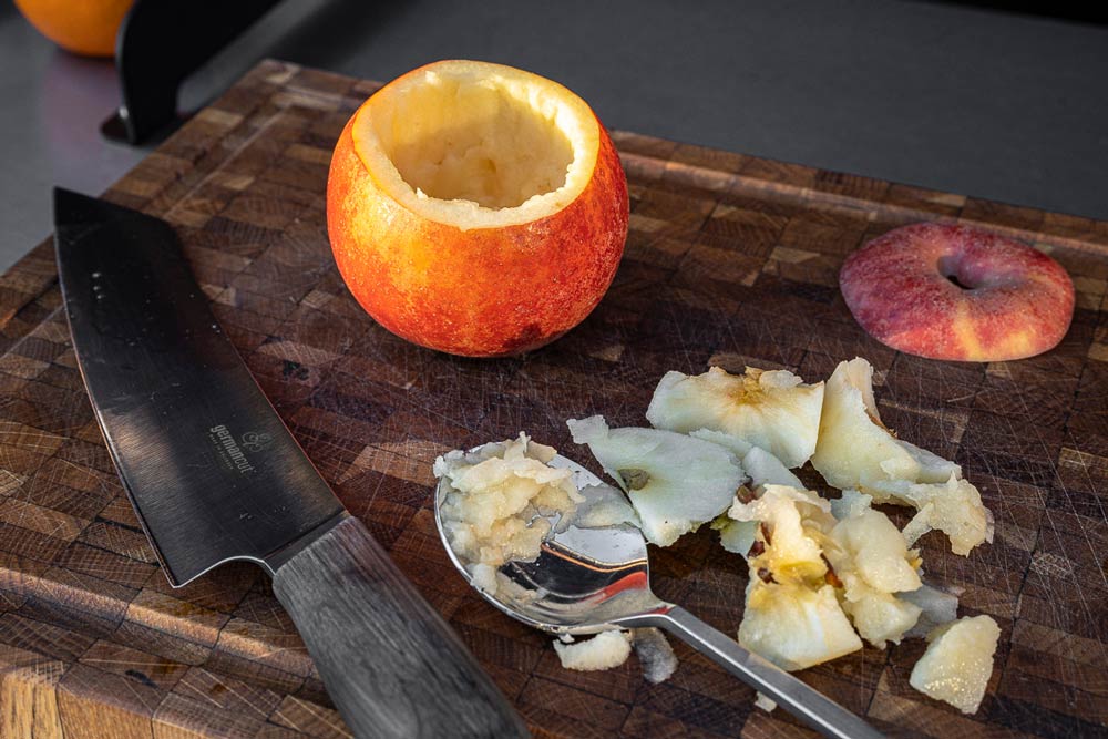 Äpfel vorbereiten