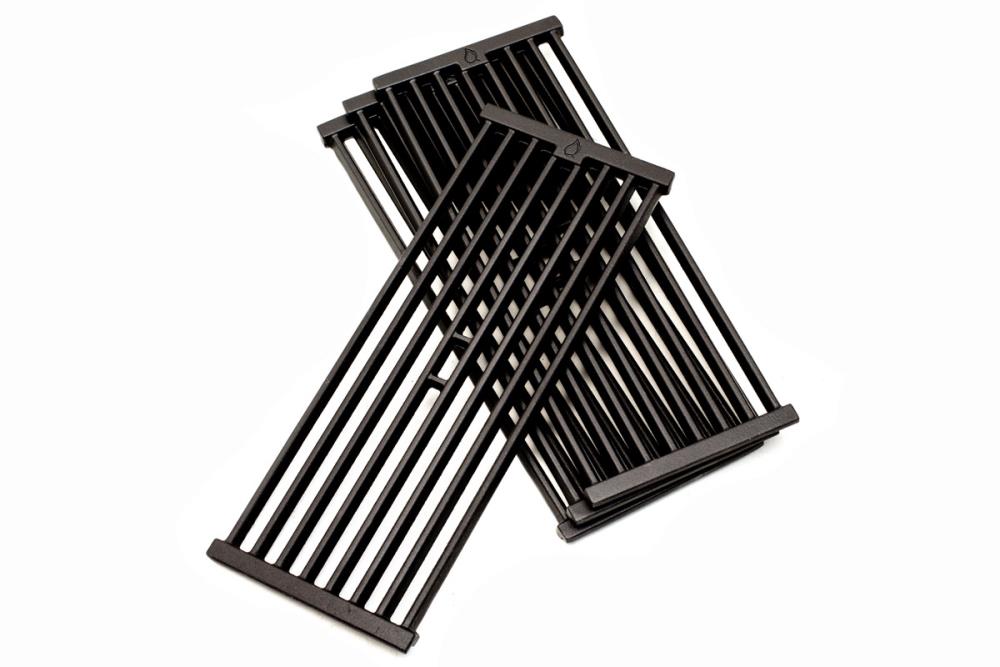 Ein Rostelement misst: 18 x 44,5 cm