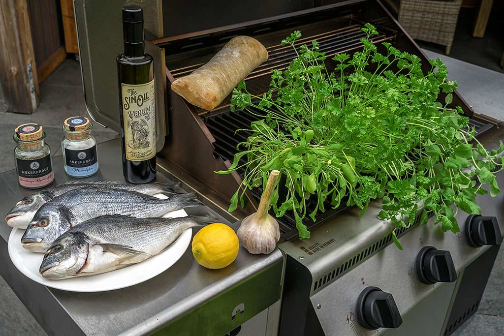 Dorade mit Kräuter-Crostini