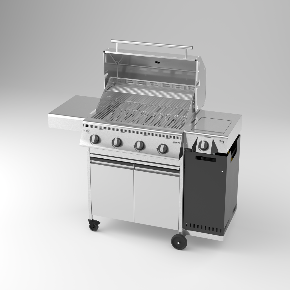 Mit Feststellbremse, hochwertigem Gleitlager und einem Durchmesser von 75 mm