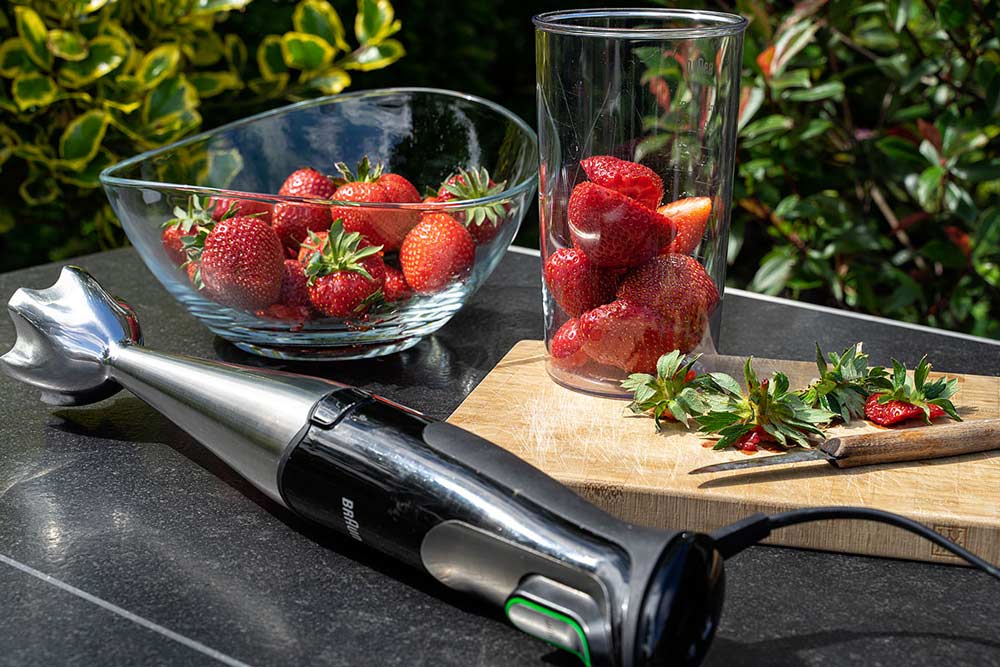 Erdbeersauce zubereiten