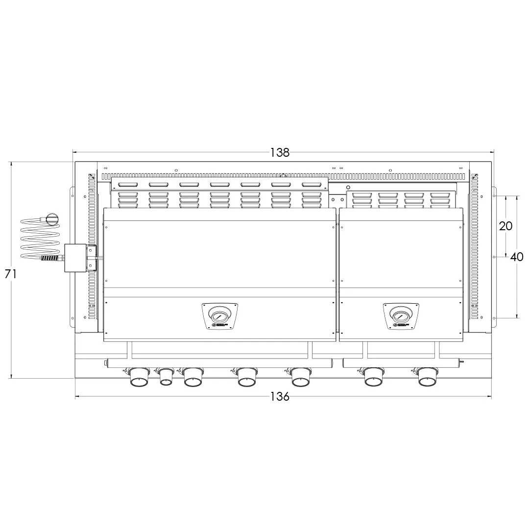 Big Rocket Highend Gasgrill - Maße 2