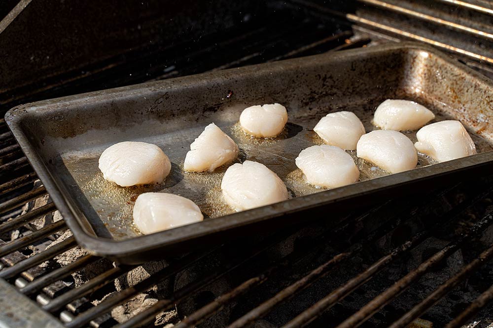 Scallops grillen