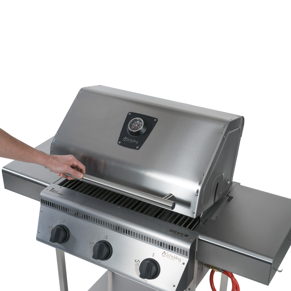 Der Griff bleibt immer angenehm kühl