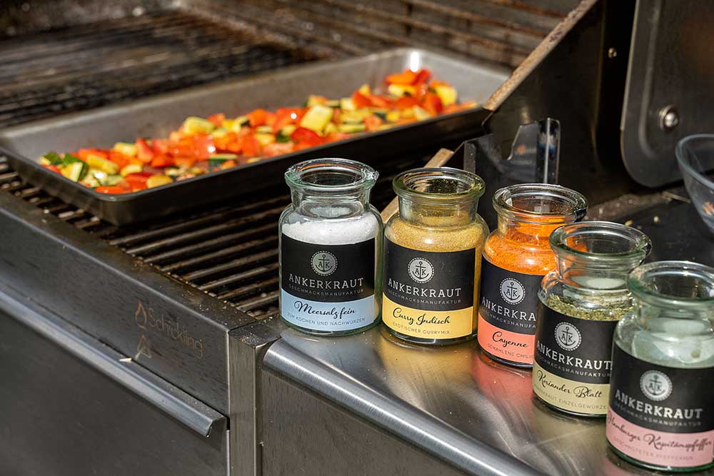Gemüse würzen