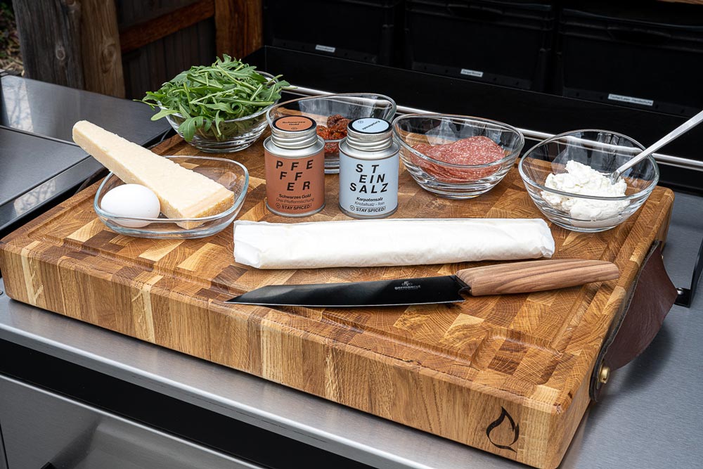 Zutaten für Blätterteigschnecken