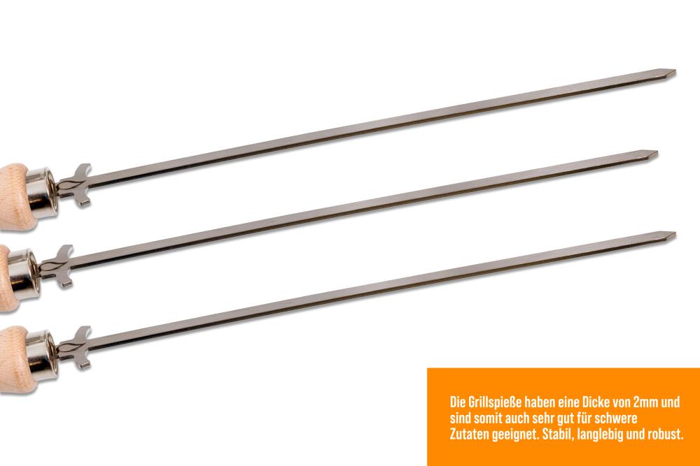 Die Materialstärke beträgt: 2 mm