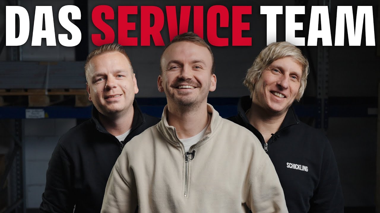 Das Service Team von Schickling Grill mit David, Daniel und Schorsch.