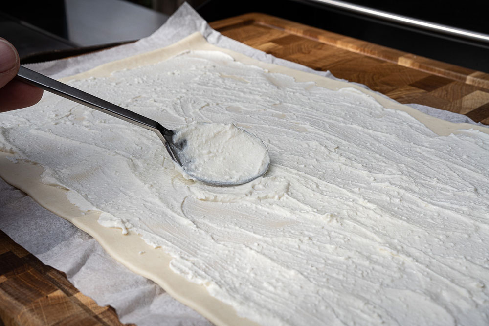 Blätterteig vorbereiten