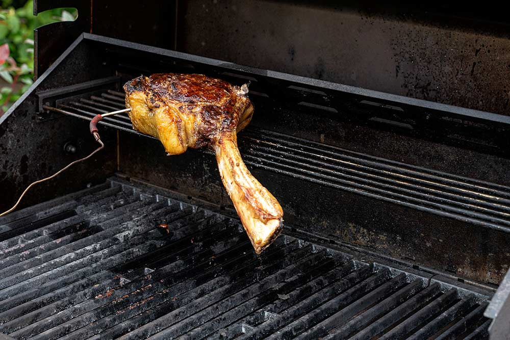 Fleisch indirekt gar ziehen