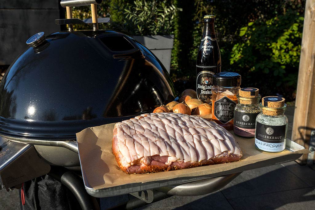 Zutaten für Iberico Karree mit Kräuterkruste