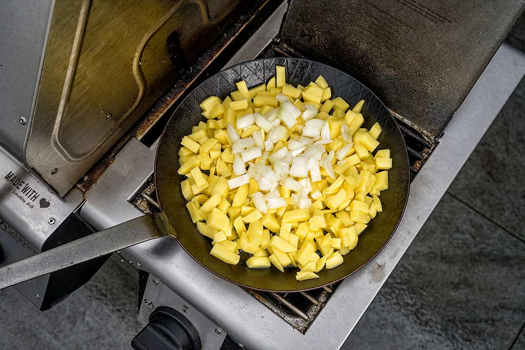 Bratkartoffeln grillen