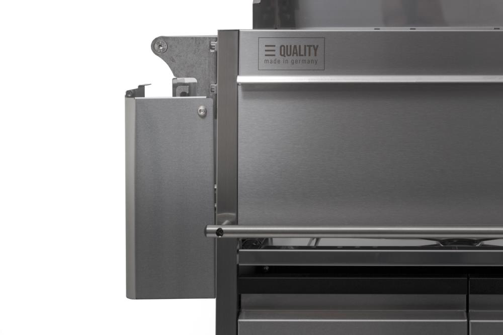 Runtergeklappter Ablagetisch L