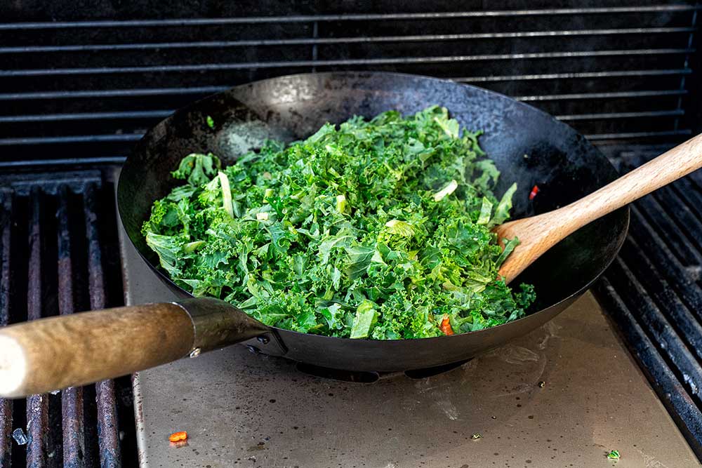 Grünkohl hinzufügen