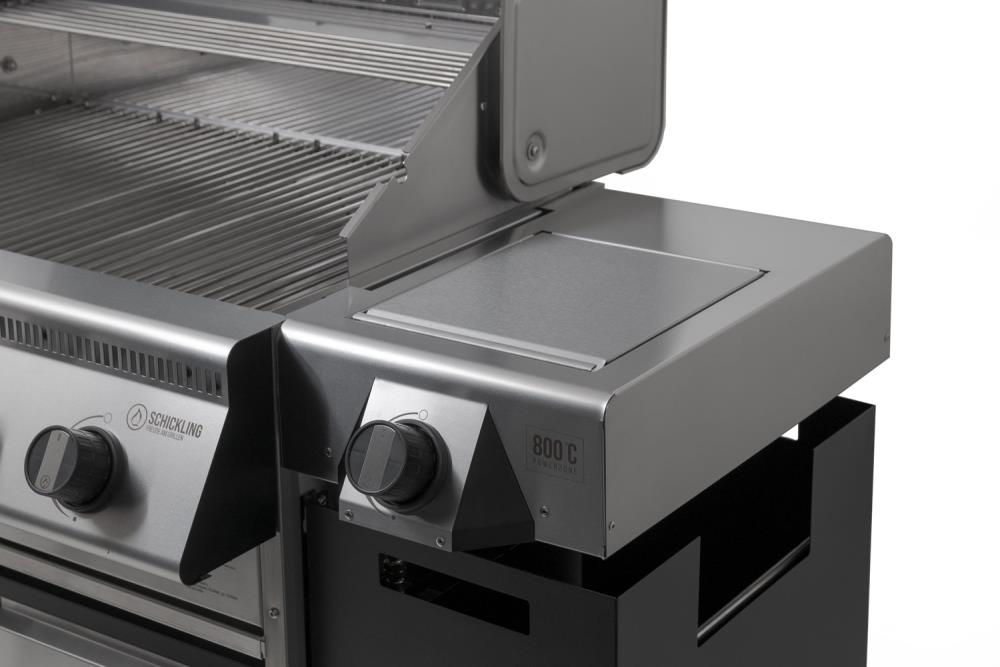 Kann bei geschlossenem Deckel als Ablage genutzt werden