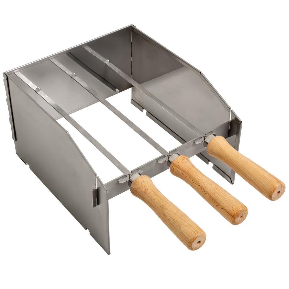 Spritzschutz für 800° C Powerzone + 3 Grillspieße