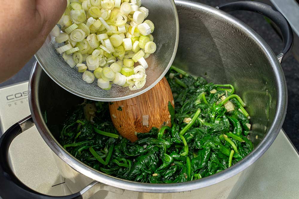 Spinat zubereiten