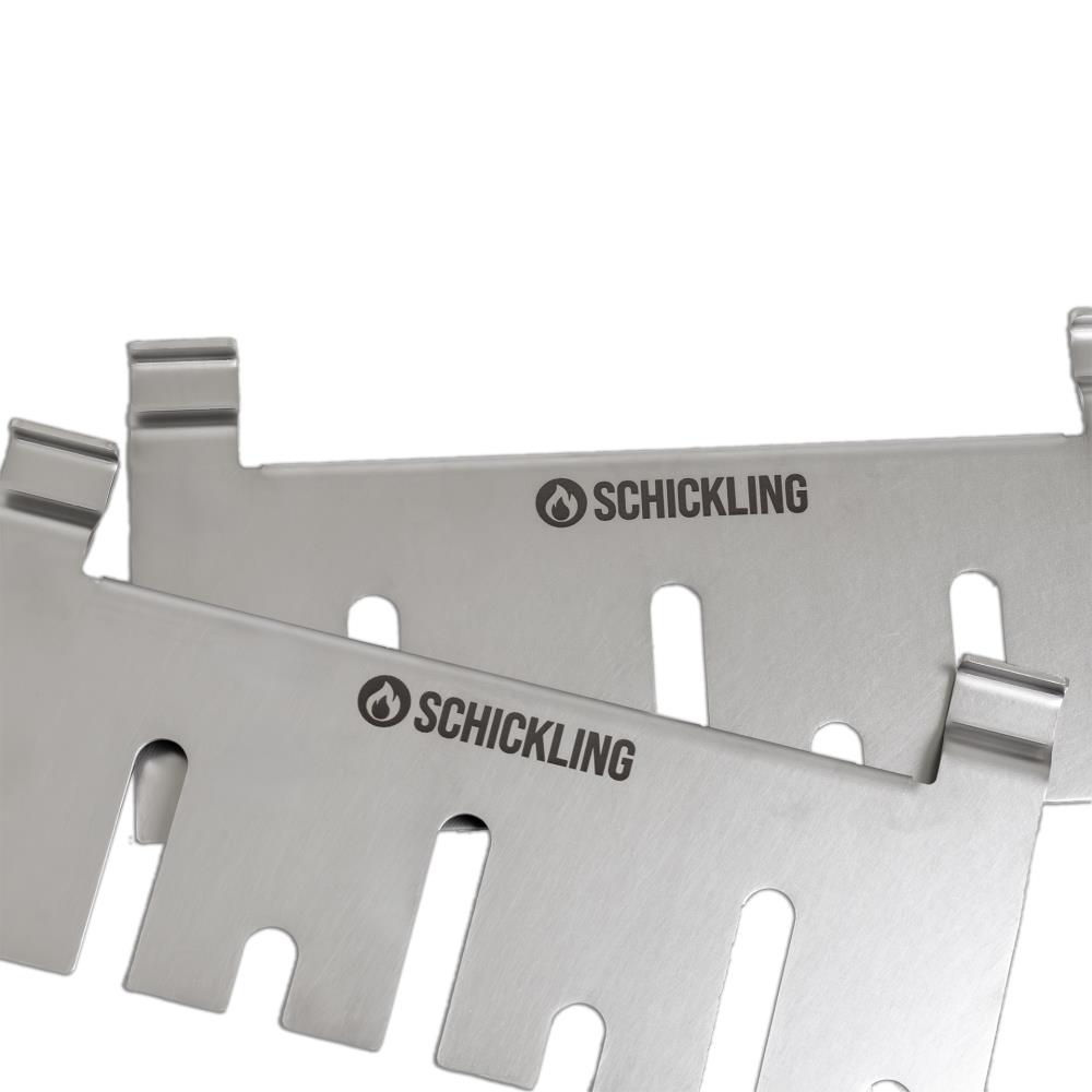 Schickes Schickling Branding auf den Drumstickshaltern