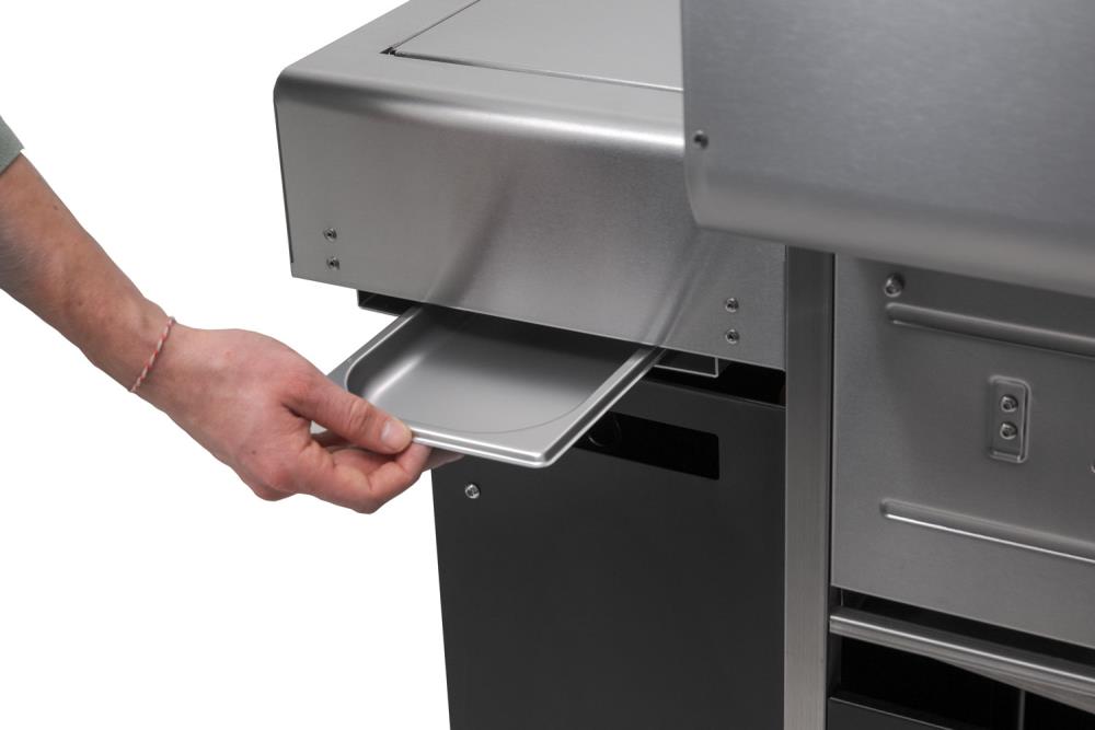 Fettauffangschale für eine leichte Reinigung