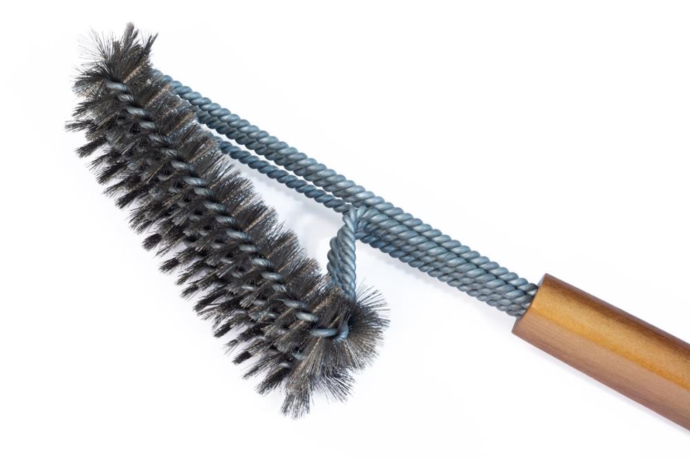 Die Borsten sind aus Edelstahl