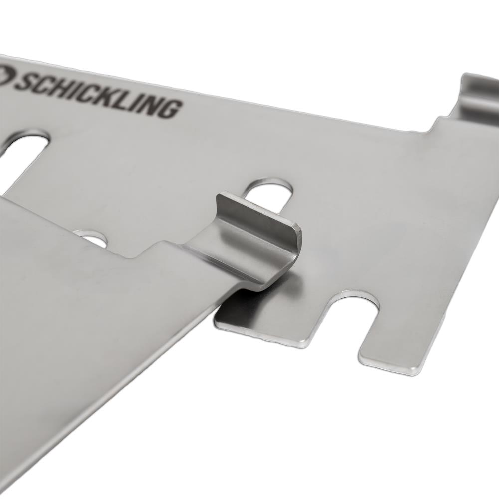 Die Drumsticks Halter bestehen selbstverständlich aus Edelstahl