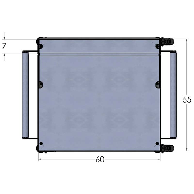 Maße Small Buddy - Outdoor Grilltisch