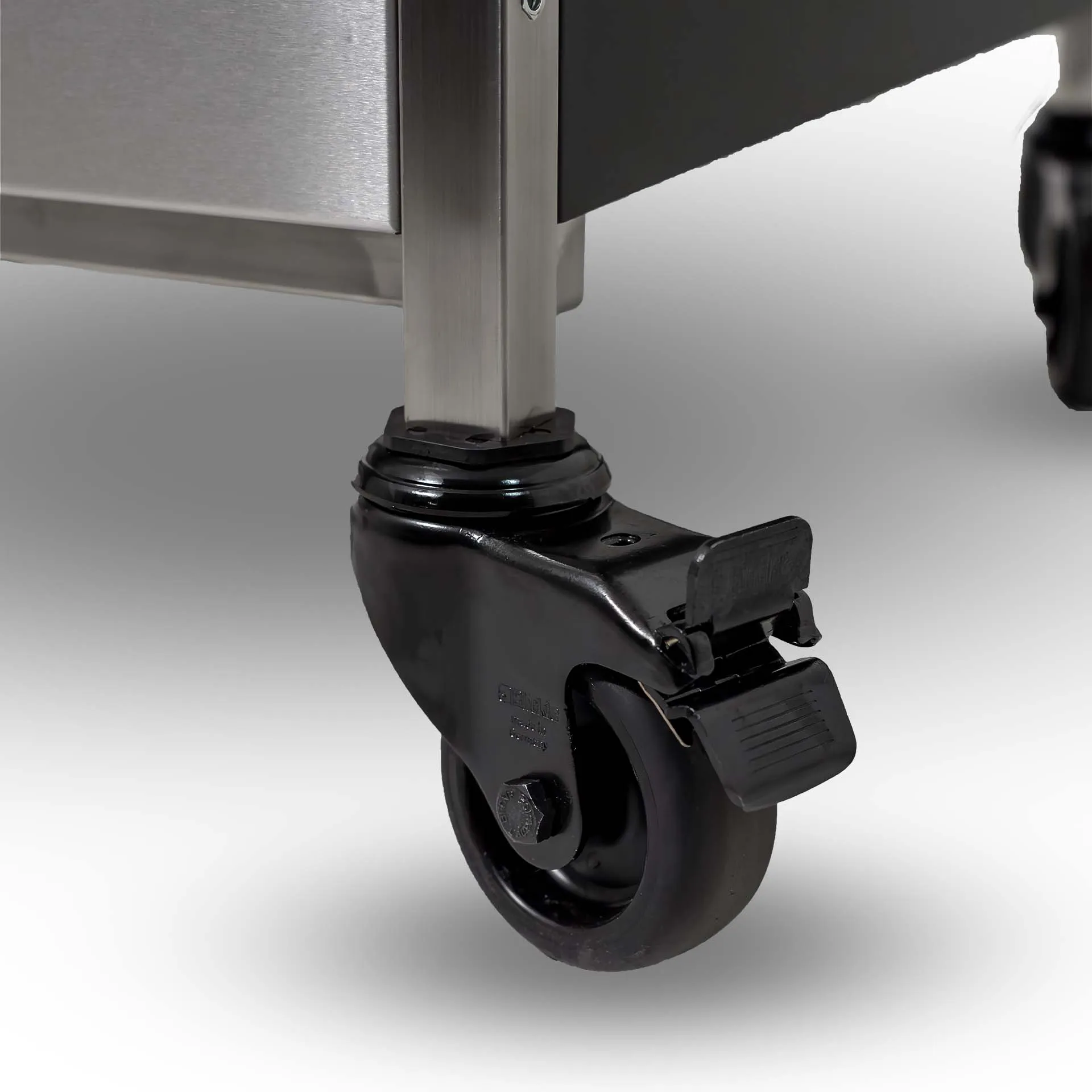 Lenkrolle. 75mm hoch. 120 Kg Tragkraft.