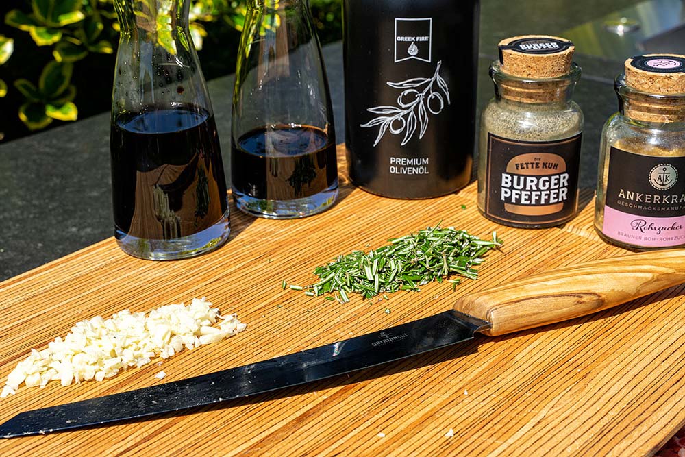 Schweinefilet aus Balsamico-Rosmarin-Marinade