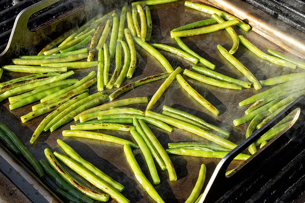 Bohnen anbraten