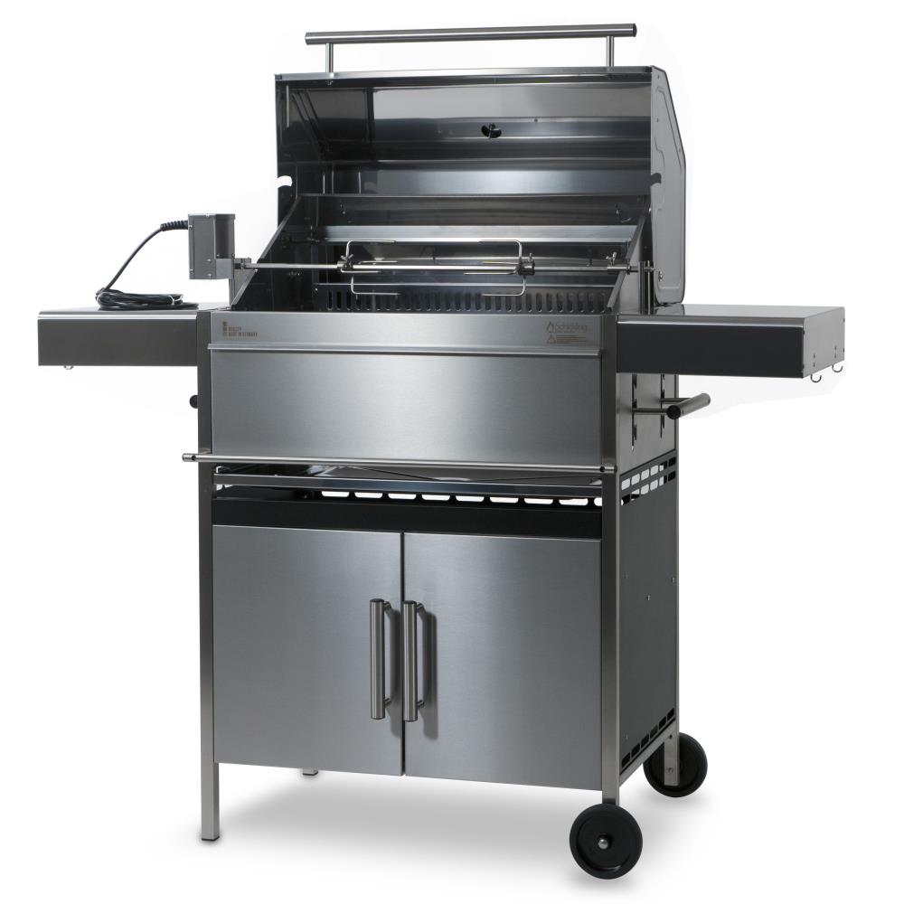 So sieht der Drehspieß eingebaut aus