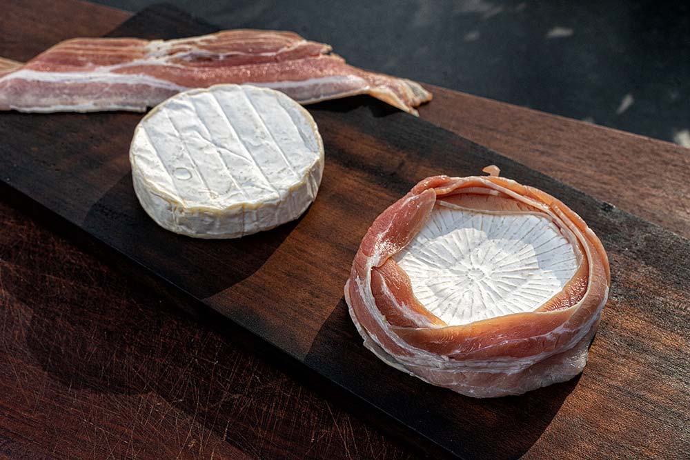 Camembert vorbereiten